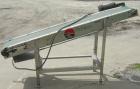 Used- Sager Incline Belt Conveyor.  12