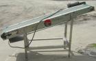 Used Sager Incline Belt Conveyor.  12