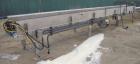 Used Heat and Control Deoiler Belt Conveyor, Model CV-BT-PL, 304 stainless steel. 18
