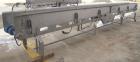 Used Heat and Control Deoiler Belt Conveyor, Model CV-BT-PL, 304 stainless steel. 18
