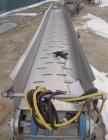 Used Heat and Control Deoiler Belt Conveyor, Model CV-BT-PL, 304 stainless steel. 18