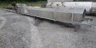 Used OFI Custom Metal Fabrication Rubber Belt Conveyor. Approximate 24