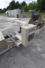Used OFI Custom Metal Fabrication Rubber Belt Conveyor. Approximate 24