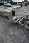 Used- OFI Custom Metal Fabrication Rubber Belt Conveyor. Approximate 24