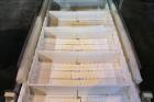 Used Incline Conveyor, 304 Stainless Steel.