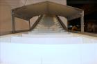 Used Incline Conveyor, 304 Stainless Steel.