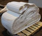 Used Incline Conveyor, 304 Stainless Steel.