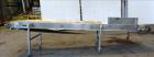Used Incline 304 stainless steel conveyor, approximate 180
