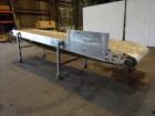 Used Incline 304 stainless steel conveyor, approximate 180