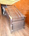 Used 5 Pass wire mesh belt and plastic belt cooling conveyors, approximate 36