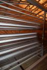 Used 5 Pass wire mesh belt and plastic belt cooling conveyors, approximate 36