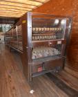 Used 5 Pass wire mesh belt and plastic belt cooling conveyors, approximate 36