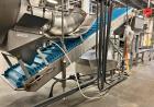 Used Rubber Belt Inclined Conveyor. Pleated belt approximate 23