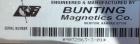 Used Bunting Magnetics Incline Belt Conveyor, Model GFC24-156. Plastic partial pleated belt 23-1/2