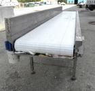 Used Bunting Magnetics Belt Conveyor, Model SC130-00-18. Plastic belt 29-1/2