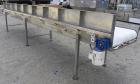 Used Bunting Magnetics Belt Conveyor, Model SC130-00-18. Plastic belt 29-1/2