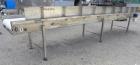 Used Bunting Magnetics Belt Conveyor, Model SC130-00-18. Plastic belt 29-1/2