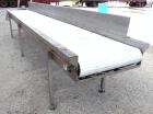 Used Bunting Magnetics Belt Conveyor, Model SC130-00-18. Plastic belt 29-1/2