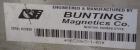 Used Bunting Magnetics Incline Belt Conveyor, Model SC130-03-05. Plastic pleated belt 29-1/2