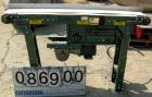 USED: Hytrol belt conveyor, model TA. Cloth belt 6-1/2