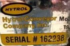 USED: Hytrol belt conveyor, model TA. Cloth belt 6-1/2