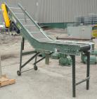 Used Hytrol Inclined Belt Conveyor, carbon steel. 18