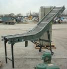 Used Hytrol Inclined Belt Conveyor, carbon steel. 18