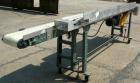 USED: Hytrol dual lane belt conveyor, rubber belts. (1) 10