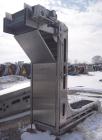 Unused- Key Technology Intralox Belt Conveyor, Model 435561, 304 stainless steel. Plastic belt with 4