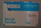 USED: Merrick weighbelt feeder, model 950, 304 stainless steel. 12