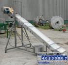 Used Incline Belt Conveyor, 304 stainless steel. 12