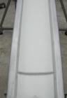Used Incline Belt Conveyor, 304 stainless steel. 12