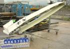 Used- Inclined Belt Conveyor, 23 1/2