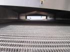 Used- Inclined Cooling Belt Conveyor, 304 stainless steel. 36