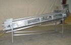 Used Ron Bichel Inclined Plastic Belt Conveyor. 24