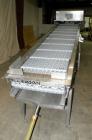Used Ron Bichel Inclined Plastic Belt Conveyor. 24