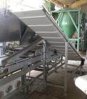 Used QC Industries Inclined Belt Conveyor, carbon steel. 21