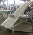 Used QC Industries Inclined Belt Conveyor, carbon steel. 21