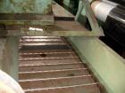 Used Z Style Metal Cleated Belt Conveyor. 36
