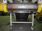 Used Transcon Z Style Metal Cleated Belt Conveyor
