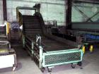 Used Z Style Metal Cleated Belt Conveyor. 46