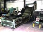 Used Z Style Metal Cleated Belt Conveyor. 46