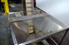 Used Bulk Elevator Feeder, Stainless Steel. Approximate 10
