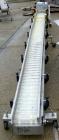 Used SIM Fabricators Incline Belt Conveyor. Plastic belt 12