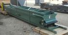 Used Titan Industries Pleated Belt Conveyor, model 304, carbon steel. 24’’ Wide x 208’’ long rubber belt with 11-1/2’’ long pockets with 2-1/2’’ tall pleats. 180’’ Long section of Lexan sheet top cov...