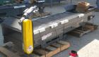 Used Titan Industries Pleated Belt Conveyor, model 304, carbon steel. 24’’ Wide x 118’’ long rubber belt with 11-1/2’’ long pockets with 2-1/2’’ tall pleats. 88’’ Long section of Lexan sheet top cove...