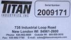 Used Titan Industries Pleated Belt Conveyor, model 304, carbon steel. 24’’ Wide x 118’’ long rubber belt with 11-1/2’’ long pockets with 2-1/2’’ tall pleats. 88’’ Long section of Lexan sheet top cove...