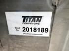 Used- Titan Conveyors Belt Conveyor. Approximate 348