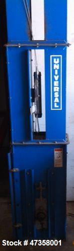 Used Universal Industries Bucket Elevator, Model C3-175ED. 175 BPH capacity, 220 CFH flowing material. 6CMH at 75% bucket fill. 5 Short TPH at 50 lbs. per cubic foot. 8 short TPH at 75 lbs. per cubic...