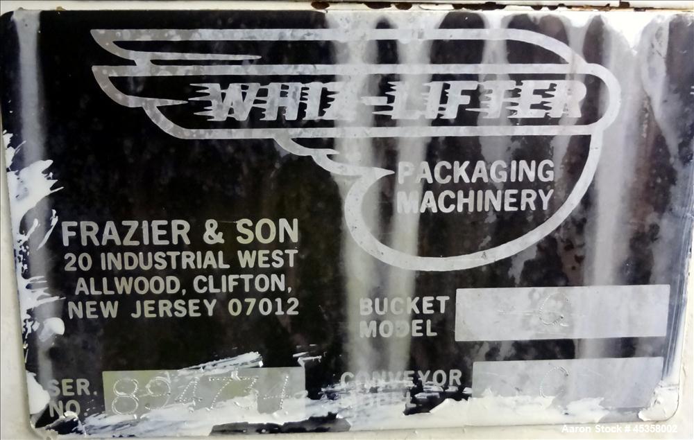 Used Frazier & Sons Whiz-Lifter Bucket Elevator, Model C